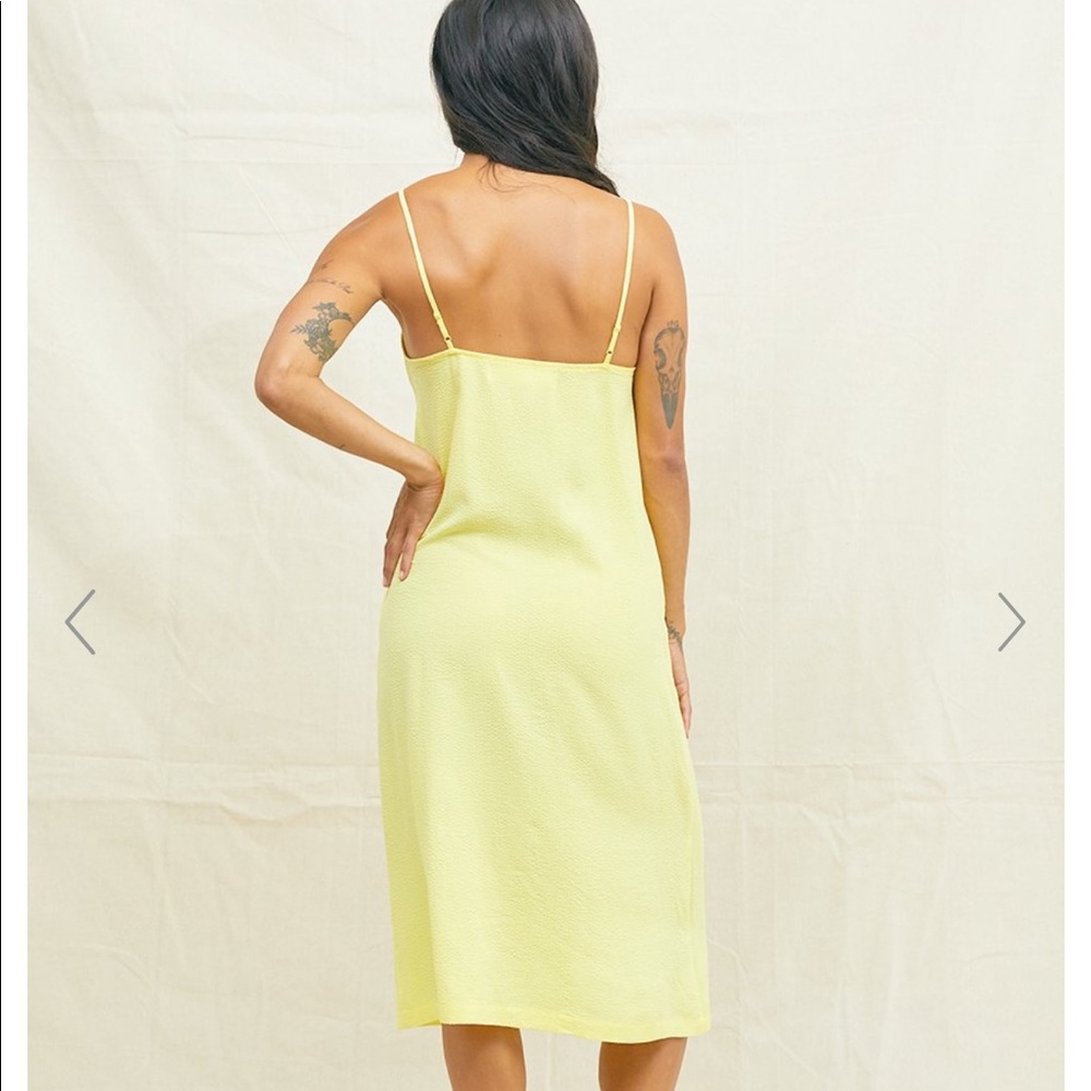 Back Beat Co Tencel Seersucker Slip Dress - Picture 5 of 5